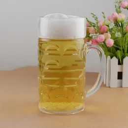 Yeniden kullanılabilir 32 oz plastik bira kupa 1 litre kulplarla ananas fincan içecekler fincan kahvaltı sütü kahve su kupası barware içecek yazılımı