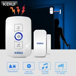 Türklingeln Kerui M525 32 Songs Optional 500 Fuß Tür Chime Zuhause Sicherheit Begrüßung drahtloser Türklingel Smart Türklingel Alarm Led Light