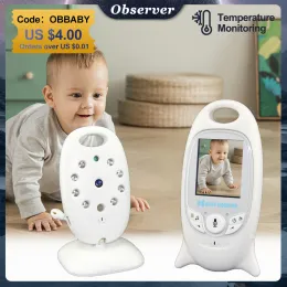 Monitorer VB601 Video Baby Monitor Wireless 2.0 '' LCD -temperatur Babysitter Ir Night Vision 2 Way Talk Security Nanny Camera 8 Lullabies