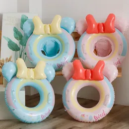 Baby Swim Ring Tube uppblåsbar Toy Cartoon Cute Swimming Seat For Kids Swimming Circle Float Pool Beach Water Party Play Toys 240403