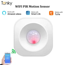 Детектор Tenky Wi -Fi Human Body Sensor Wireless Smart Body Движение Pir Датчик движения инфракрасный детектор тревоги работа для приложения Tuya Smart Life