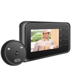 Doorbyls Video Peephol Kapı Zili Kamera Videoeye Otomatik Kayıt Elektronik Yüzük Gecesi Dijital Kapı Görüntüleyicisi Giriş Ev Güvenliği