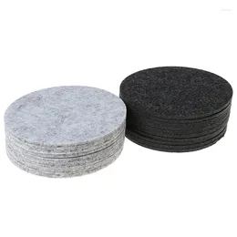 Teppiche 10pcs kreative nicht gleitsame isolierte Mahlzeiten Getränke Coasters Cup Matte Geschirr Set