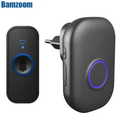 Doorbell Intelligent 433mhz Wireless Doorbell Home Welcome Doorbell Waterproof 300m Remote Smart Door Bell Chime EU UK US Plug