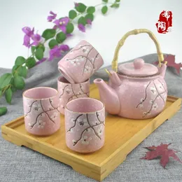 SET DI ATTUALI A TEFE SETTA Giappone in ceramica Snow Flake Set da tè Forniture per matrimoni TOAPOT TOP TOY CASATURA CASATURA TRADIZIONE CASA