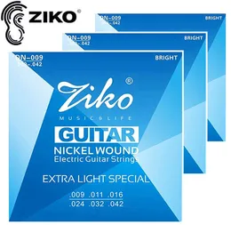 3Setslot 009042 Ziko Dizeleri Elektro Gitar Dizeleri İçin Gitar Aksesuarları Gitar Partileri5256882