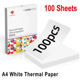 Papel a4 papel térmico 8,5 "x 11" compatível com a impressora M08F HPRT MT800/MT800Q e BROTHER PJ762/PJ763MFI PRESTRAS PAPEL 100