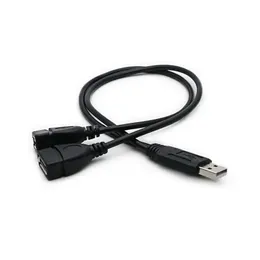 2024 2 в 1 USB2.0 Удлинительный кабель мужчина для женского кабеля USB -кабеля для зарядки данных USB для подключения к сетевой карте с жесткой дисковой картой для кабеля передачи данных передачи данных