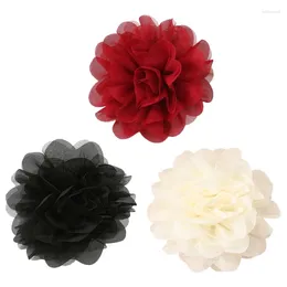 Broschen Broschen Mesh Blossom Lapel Pin Accessoire Ecquiiste Brosche für Partys und Hochzeiten T8de