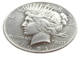 US 1921 Friedensdollar handwerk versilberte Kopiermünzen Metallstimmungen Fertigungsfabrik 9738231