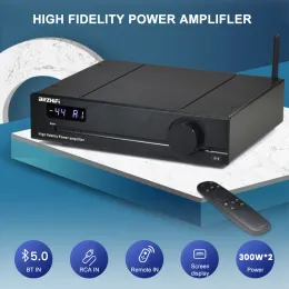 Verstärker BRZHIFI APTX Bluetooth 5.0 Power Amplifier 2.0 Amplificador TPA3255 300WX2 Digitaler Soundverstärker USB RCA DAC Amp Heimkino