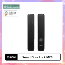 잠금 Xiaomi Smart Door Lock M20 풀저 푸시 펄스 형태 생체 인식 지문 NFC 보안 작업 Apple Homekit Mihome 앱