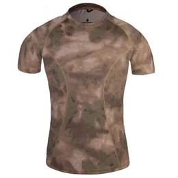 EmersonGear Tactical Skin Tight Base Warstwa Camo Koszulki wędrowne polowanie na sporty na świeżym powietrzu Walkie t-shirty 240321