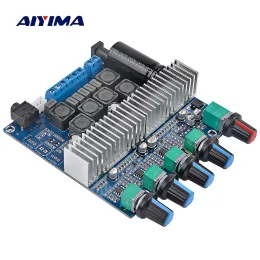 Förstärkare AIYIMA TPA3116 Subwoofer Amplifier Board TPA3116D2 2.1 Power Audio Amplifier 50WX2+100W BASS Amplificador for Passive Speaker