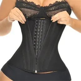 Fajas Colombian Girdles Latex Waist Trainer Double Compression Belt Tummy Control Sheath Slimming Flat Stomach Modeling Strap 240323