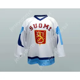 GDSIR Custom Finland Suomi Drużyna narodowa Hockey Jersey New Ed S-M-L-XL-XXL-3XL-4XL-5XL-6XL