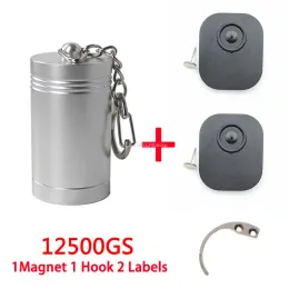 System 12500gs Detacher Portable Tag Remover Magnet+1 Security Tag Removal Hook+1 Sensor Tag Magnet Separatorkläder
