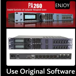 Reader Drive Rack 260 Audio -Prozessor Professionelles Lautsprechermanagementsystem PA 260 3in/6out Advanced Crossover Effect Processor