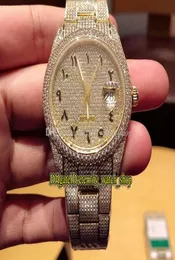 Верхняя версия M126333 M126334 M126234 Diamond Dial ETA 2824 Автоматический механический 41 мм мужские часы Gold 904L Стальной алмазной корпус Desi H8118293