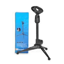 Monopods comprimidos de microfone dobrável Tripod Stand para Shure SM 58 57 SM58 SM57 Beta 58a 57a SM58S Microfone de clipe de clipe Micro Mike Mount Mount