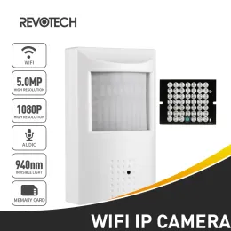 Telecamere rivotech xmeye wifi telecamera ip audio 2MP/5MP Mini 940nm Night Vision Indoor H.265 Onvif P2P Sistema di camme di sicurezza con slot scheda SD