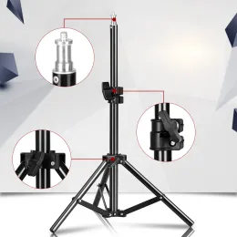 Suporte de 68cm/27 polegadas Mini Tabela 1/4 do parafuso Tripé da luz da cabeça do estúdio Lâmpada de lâmpada de lâmpada de lâmpada de luz do estúdio