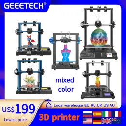 Yazıcı Geeetech A30T A20M A10T A10m Mizar M Büyük 3D Yazıcı Çok Renkli Çift Z Ekseni TMC2208 Sürücü, Hızlı Montaj 3D Yazıcı DIY Kiti