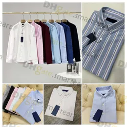 2024 Designer Casual Shirts Rl Pony Mens Paul Polos Tshirts Big Hont Hafdery Biznesowe Ubrania biznesowe długie rękawie Slim Lapel Tees S 3xl JGI668