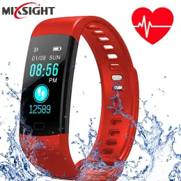 Watches Dropshipping Y5 Smart Band Heart Rate Tracker Fitness Tracker Y5 Smartband Smart Bracelet Waterproof Smart Wristband Smart Watch