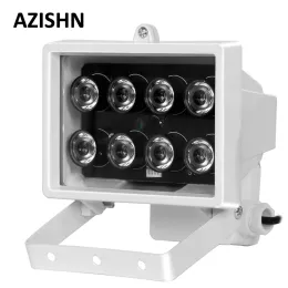 Accessori CCTV 8pcs LED IR Array IR Illuminator Lampada a infrarossi impermeabile Night Vision Night Vision CCTV Luce di riempimento CCTV per telecamera di sicurezza CCTV