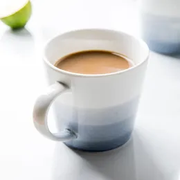 Muggar meyjig keramisk mugghushåll för espresso latte mjölk kakao mikrovågsugn och diskmaskin säker 300 ml