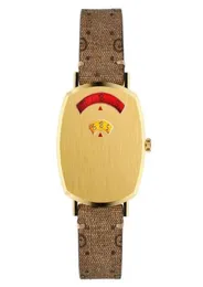 Zegarstok klasyczny znany projekt marki projektanta unisex cyfrowe zegarki Zaawansowane Goldtone Case Cartoon Pasp Modna Moda wysoka Qu2702784