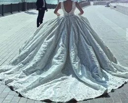 Luksusowa suknia ślubna Dubai Pearls z 3D Kwique Aplikat
