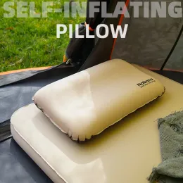 Gear Selfiating Pillow Iatable Air Pillow Portable Outdoor Iating Pillow Neck Protect Camping Pillow High Rebound Sponge