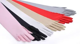 Guanti da sposa per donne donne lunghe guanti UV guanti da sera per feste sette per la manica a mano accessori per eventi a mano intero 4161525