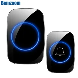 CONTROLLA CASA WIRELESS WIRELELS BAGNO 433MHz Benvenuto amico Smart Doorbell Doorfell 150 metri Long Distanza 38 Canzoni a 3 Volumi di livello Cambiani