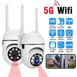 카메라 2MP 5G WIFI IP 카메라 실외 유선 보안 감시 스마트 홈 100W 인간 추적 두 방향 오디오 나이트 컬러 카메라