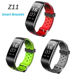 Armbänder Z11 IP68 wasserdichte Smartband -Uhr Blutdruck Herzfrequenzmonitor Smart Armband Fitness Tracker Bluetooth Armband PK S2