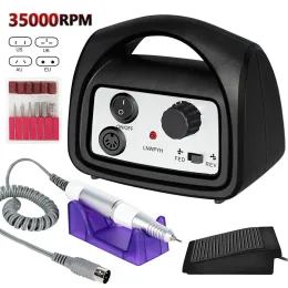 Kits Electric Nail Drill Hine Pedicure Manicure Borr Milling Futters Set Nail File Polering Accessories