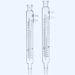 Attrezzatura 200/300/400 mm 24/29 bobina borosilicati a reflusso di vetro tubo di condensatore di vetro laboratori esperimento chimico