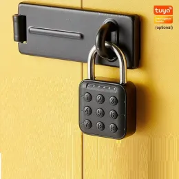 Lock Tuya Smart Home Biometrische digitale Vorhängeschloss IP67 wasserdichte Smart Door Lock Cabinet Lock Kleiderschrank -Kartarts Passwort Candado Candado