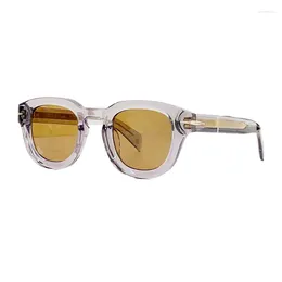 Sonnenbrille Herren und Frauen 2024 Model Vintage Eyewear Festival Männliche polarisierte Brille Imitation Luxusmarken kostenlos Schiff