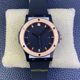 2024New JJ+ Factory Mens 시계 직경 42mm 1110 통합 운동 사파이어 시계 미러 티타늄 금속 H 형 나사 고무 스트랩 깊은 방수