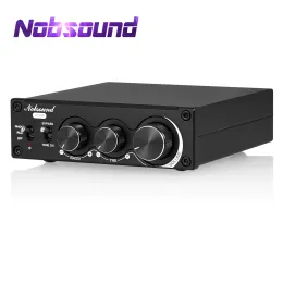 앰프 Nobsound Mini TPA3221 스테레오 디지털 파워 앰프 스테레오 MM 포노 / 턴테이블 amp hifi 홈 데스크톱 오디오 AMP 100W+100W