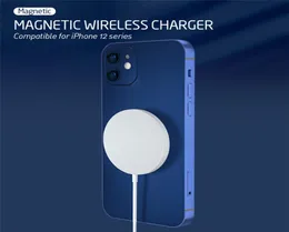 Carregador de qi magnético de alumínio para iPhone 1212 Mini12 Pro12 Pro Max Magnetic Wireless Charger 15W Charging Drop 7441482