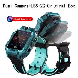 Watches Kids Smart Watch for Children Buildin Dual Camera SOS SOS MOCIET DECTION Tracker Baby Antilost Monitor LBS PositionIn