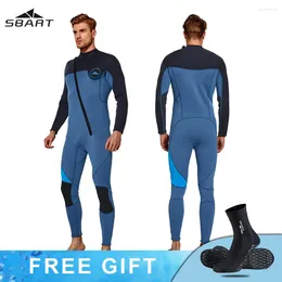 ملابس السباحة للسيدات 3MM Neopreno Wetsuit Men Gud Sucied Suck Dry Dry Warm Wark One Swimsuits Snorkeling Surfing Clother Guards Long