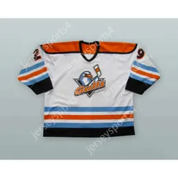 GDSIR Custom Sandro Sbrocca 29 San Diego Gulls White Hockey Jersey New Top Ed S-L-XL-XXL-3XL-4XL-5XL-6XL