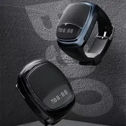 Hoparlörler 2023 Yeni B90 Bilek Kablosuz Bluetooth Ses Saati Self Zamanlayıcı Açık Hava Spor Bandı Ekran Handfree Call