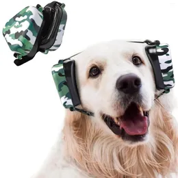 Dog Apparel Noise Reduction Earmuffs Adjustable Elastic Straps Animal Head-worn Hearing Protection Ear Cover For Fireworks Thunder X6M4